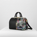 BAULETTO MADINBO - MADE IN ITALY  - CON STAMPA FUMETTO STREET E NERO
