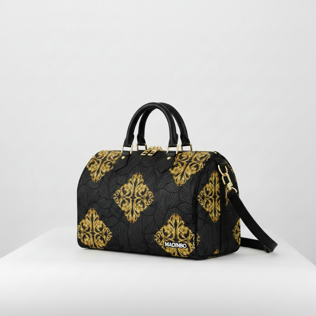 BAULETTO MADINBO - MADE IN ITALY  - CON STAMPA GOLD