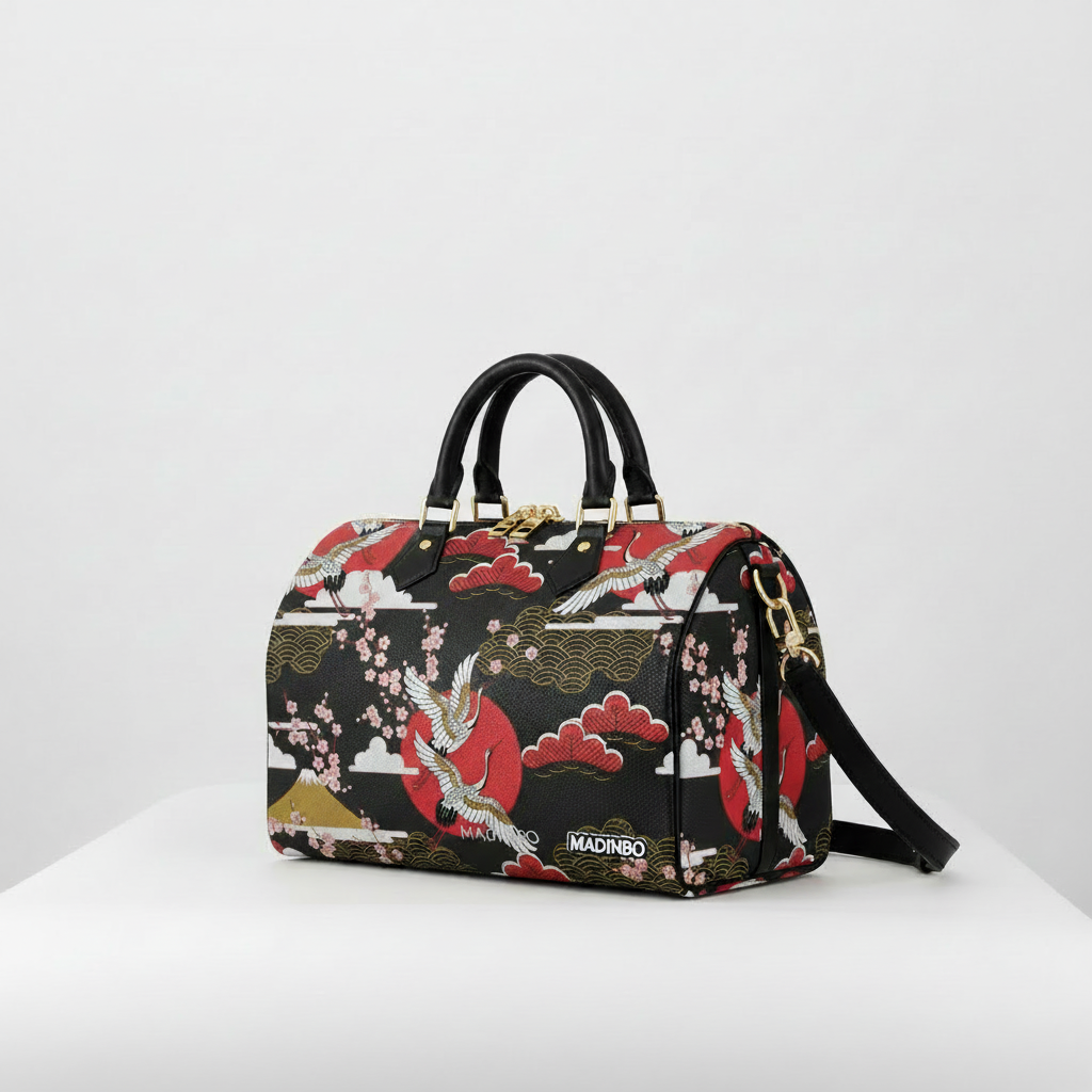 BAULETTO MADINBO - MADE IN ITALY  - CON STAMPA JAPPONESE