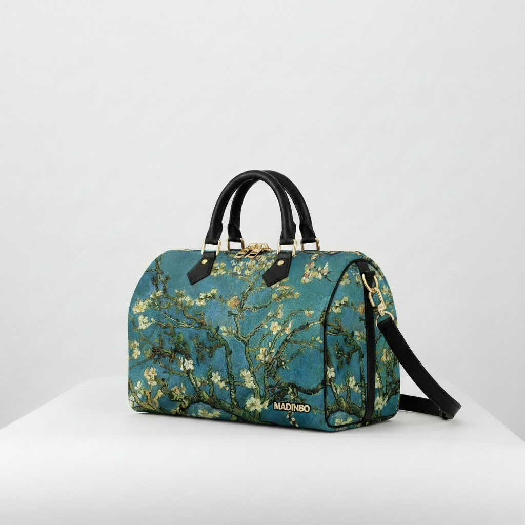 BAULETTO MADINBO - MADE IN ITALY  - CON STAMPA ARTE BLOSSOM