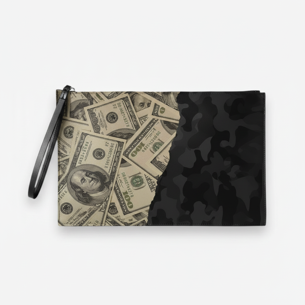 POCHETTE MADINBO - MADE IN ITALY - DOLLARI MILITARE