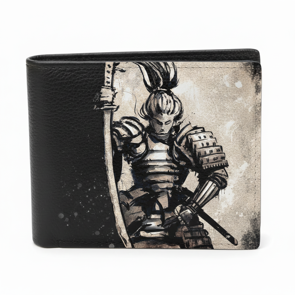 PORTAFOGLIO UOMO MADINBO CON STAMPA - SAMURAI