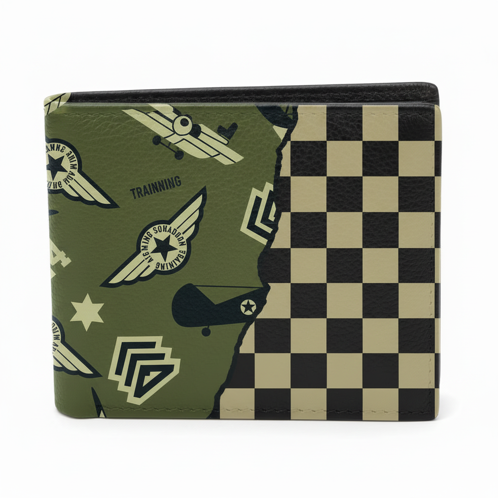 PORTAFOGLIO UOMO MADINBO CON STAMPA - MILITARY PATTERN