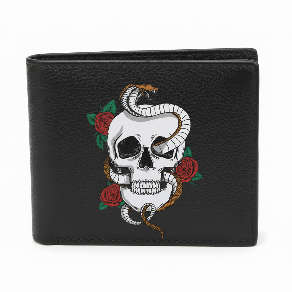 PORTAFOGLIO UOMO MADINBO CON STAMPA - TESCHIO COBRA