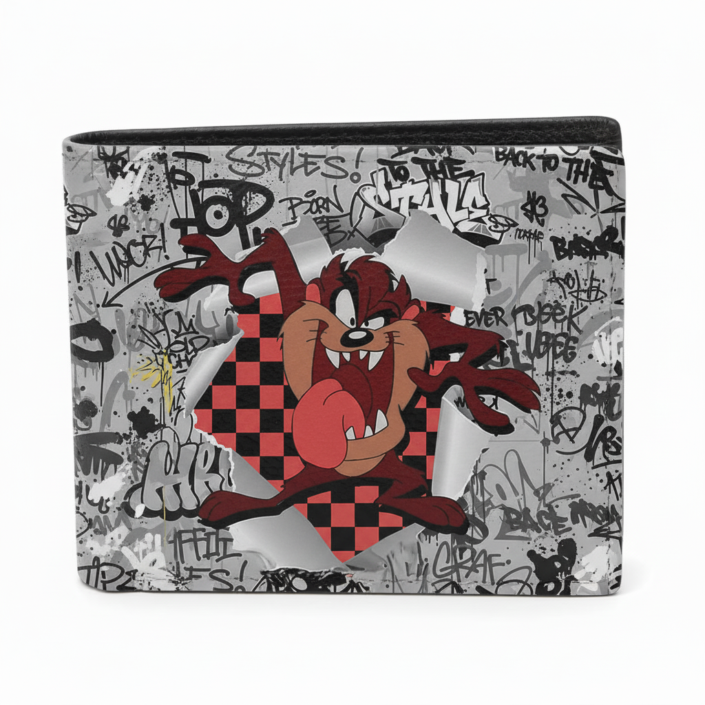 PORTAFOGLIO UOMO MADINBO CON STAMPA - TAZ