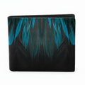 PORTAFOGLIO UOMO MADINBO CON STAMPA - PIUME BLU