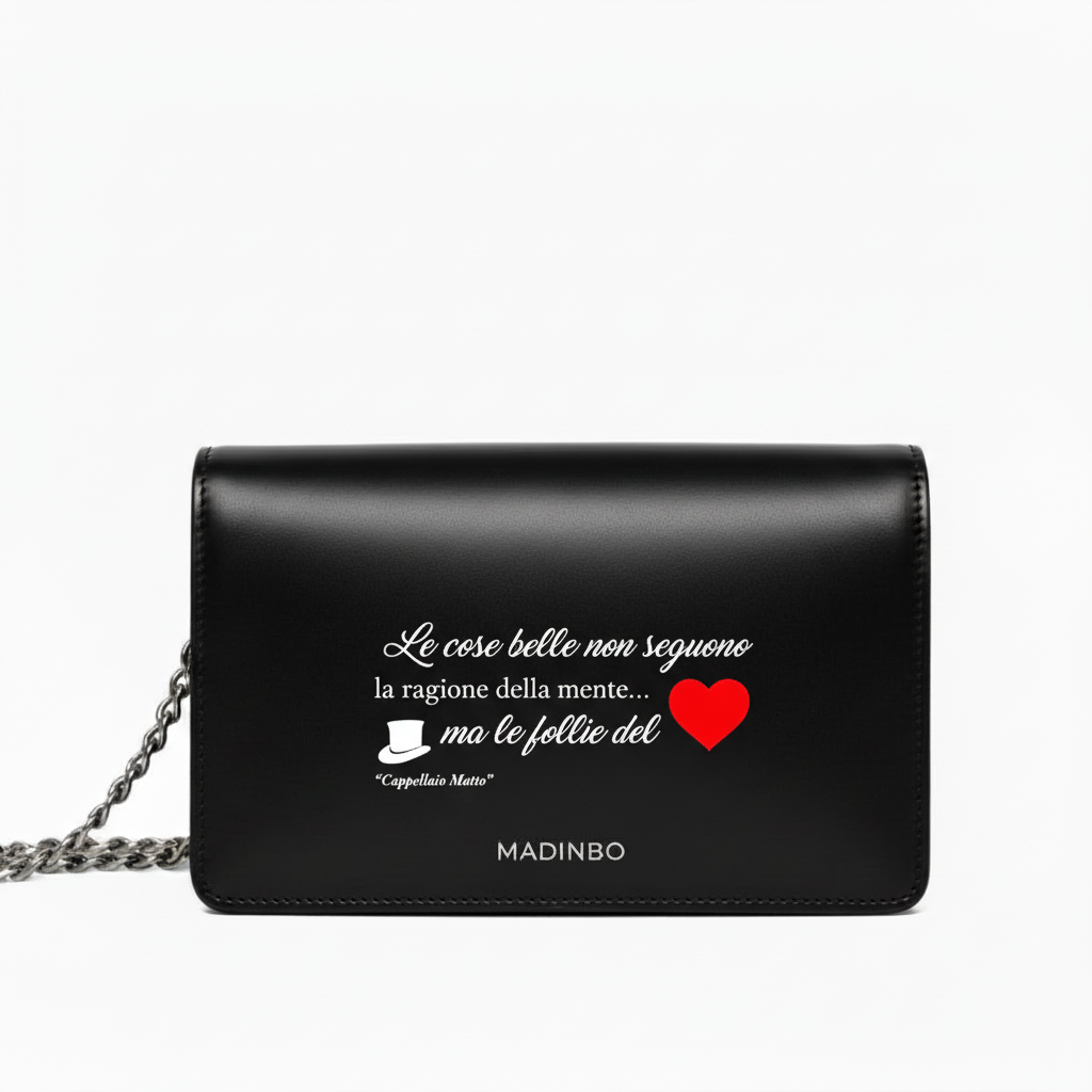 PRINCESS BAG di MADINBO - Vera Pelle - LEATHER - Made ITALY - FOLLIA DEL CUORE