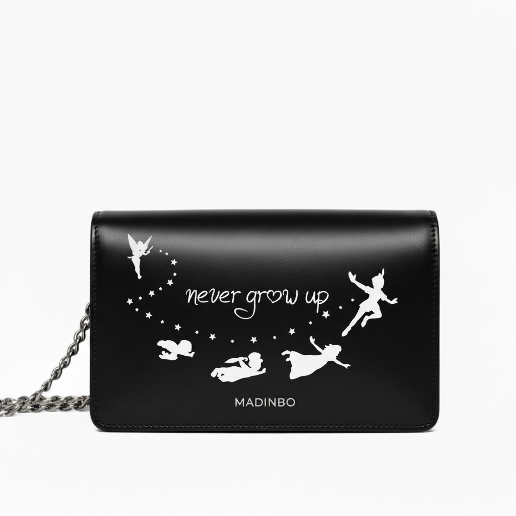 PRINCESS BAG di MADINBO - Vera Pelle - LEATHER - Made ITALY - PETER PAN E TRILLY