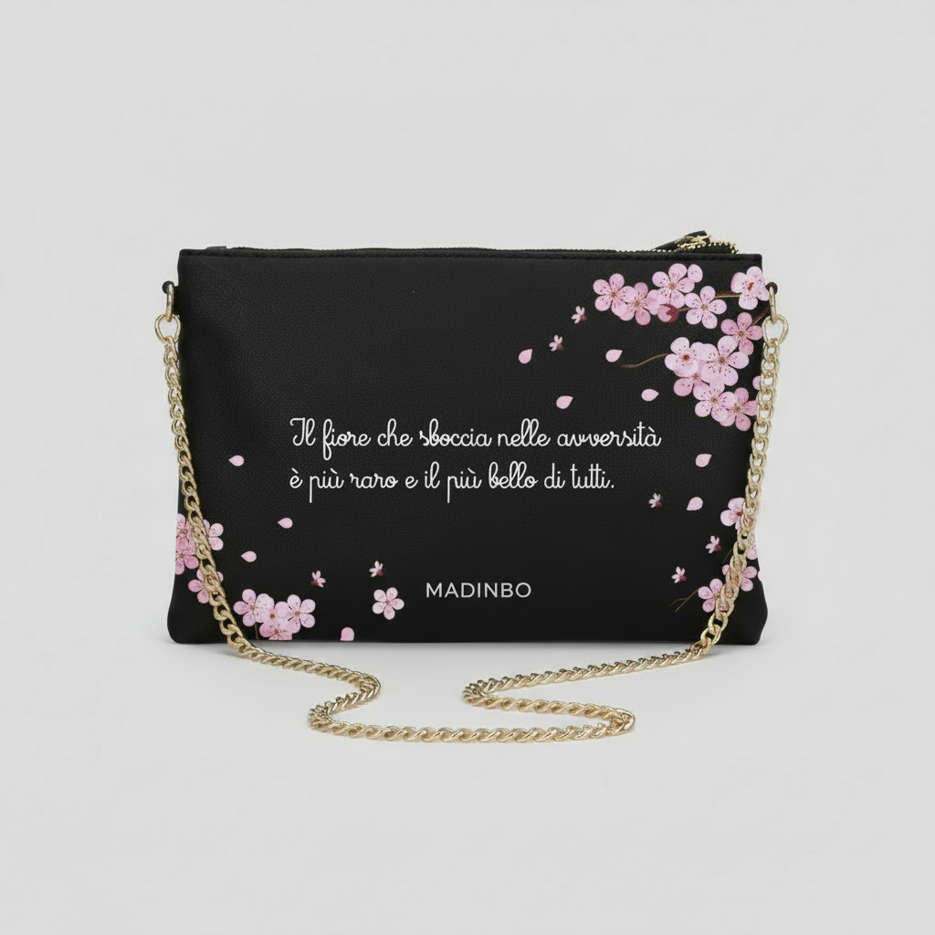 ELISA BAG di MADINBO -  Made ITALY - FIORI DI ARANCIO