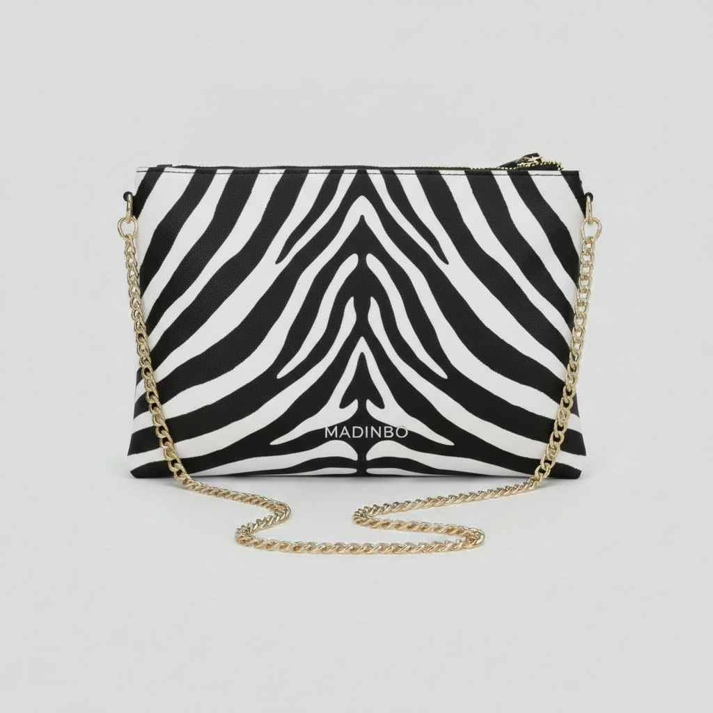 ELISA BAG di MADINBO -  Made ITALY - ZEBRA