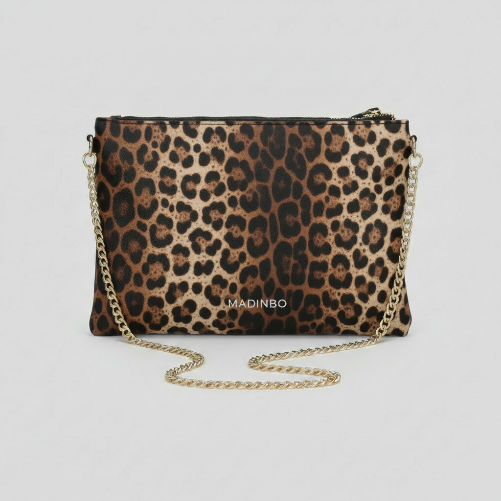 ELISA BAG di MADINBO -  Made ITALY - LEOPARDO