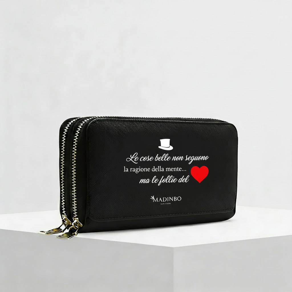 Portafogli ANGY Double di MADINBO - Wallet - FOLLIA DEL CUORE