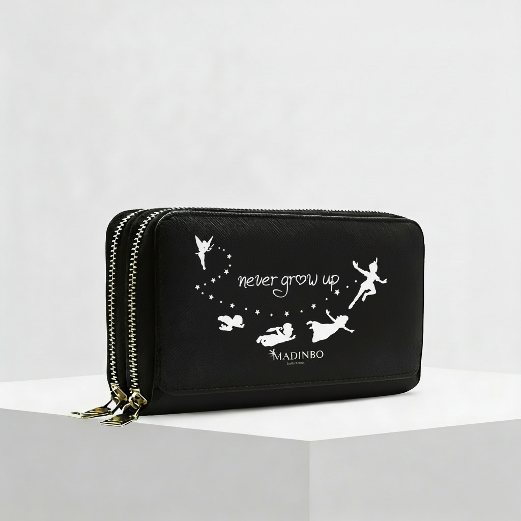 Portafogli ANGY Double di MADINBO - Wallet - PETER PAN E TRILLY
