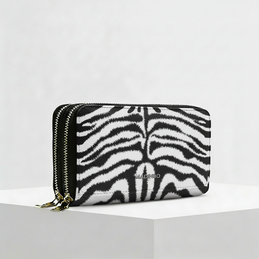 Portafogli ANGY Double di MADINBO - Wallet - ZEBRA