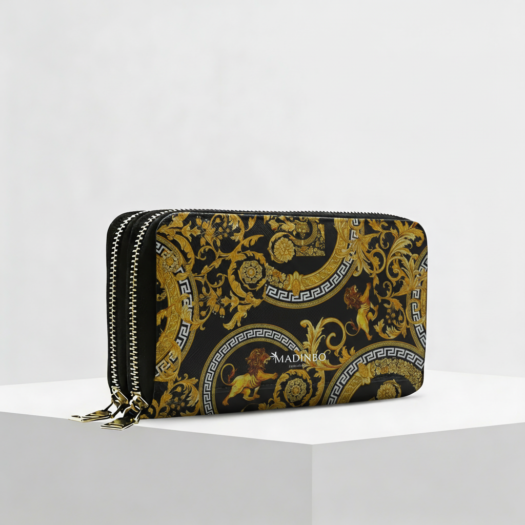Portafogli ANGY Double di MADINBO - Wallet - BAROCCO FIORI