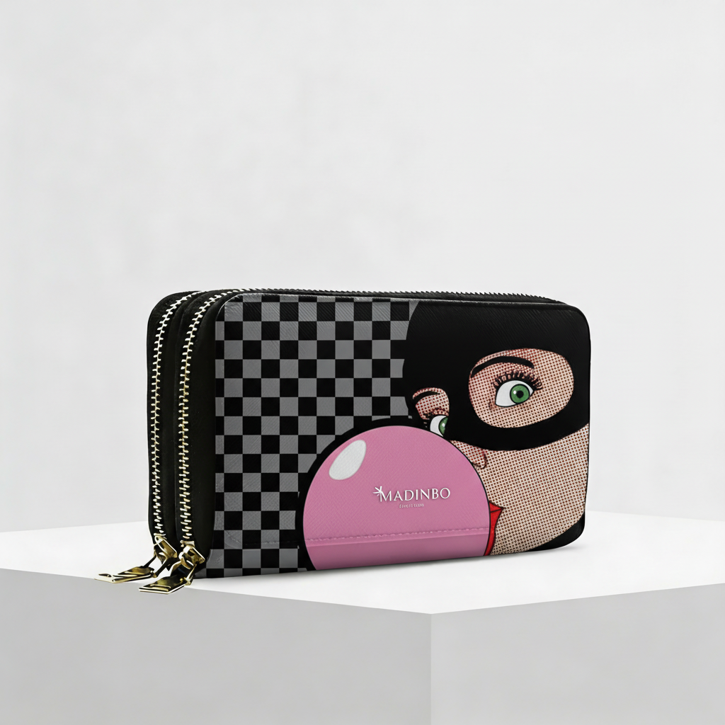 Portafogli ANGY Double di MADINBO - Wallet - POP ART