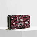 Portafogli ANGY Double di MADINBO - Wallet - I LOVE YOU CUORI