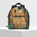Zaino di MADINBO - Backpack - Made in Italy - IL BACIO DI KLIMT