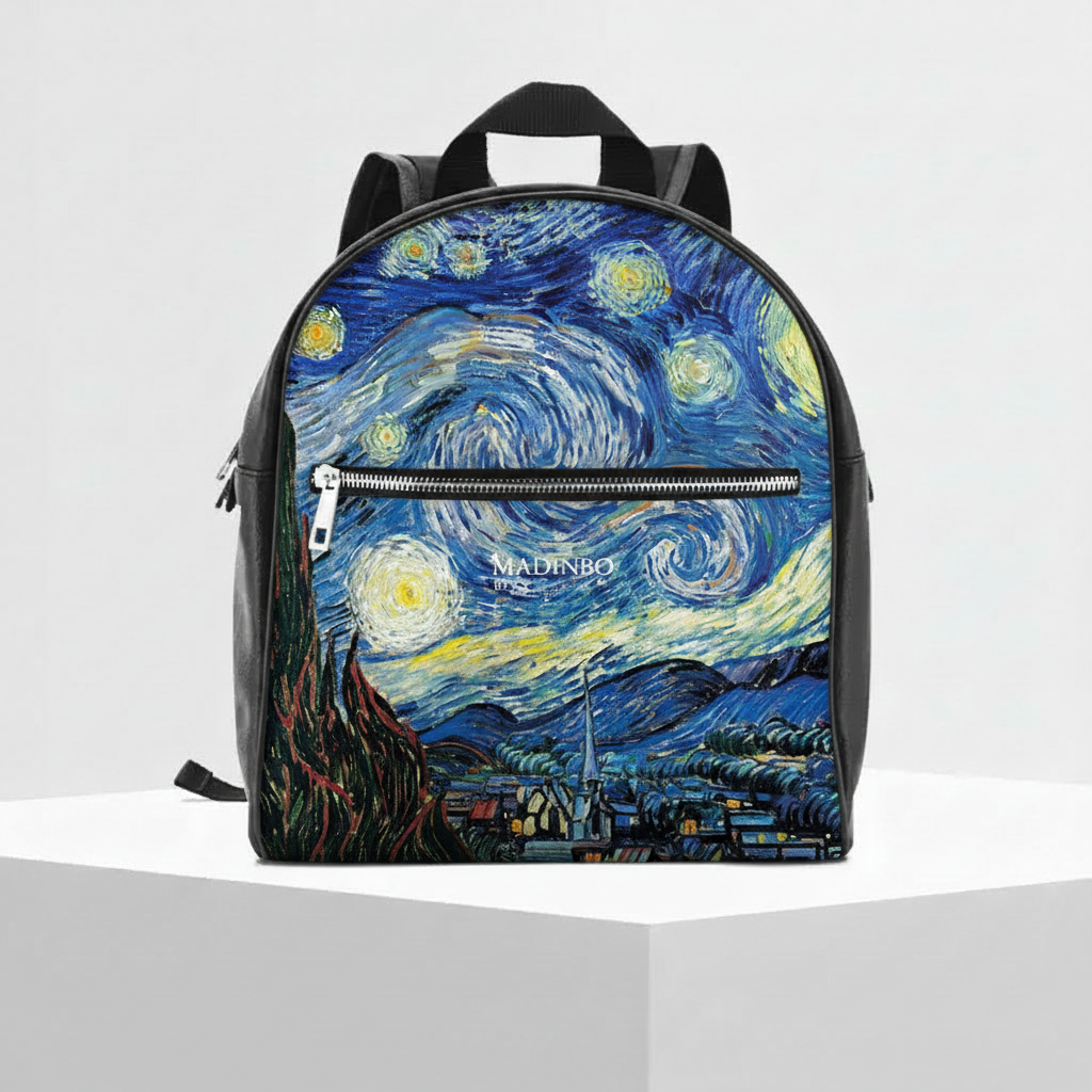 Zaino di MADINBO - Backpack - Made in Italy - NOTTE STELLATA
