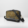 BORSA SOLE - MADE IN ITALY  - CON STAMPA BAROCCO GOLD
