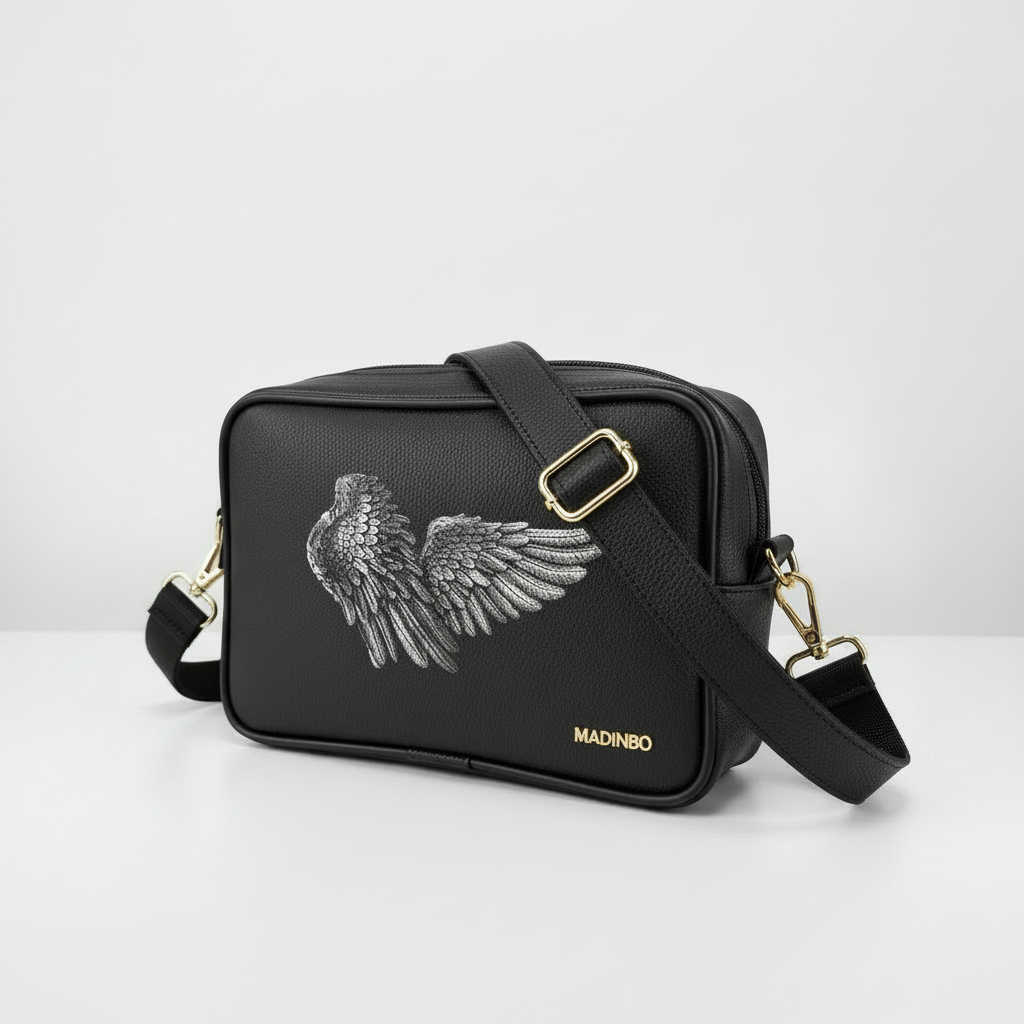 BORSA SOLE - MADE IN ITALY  - CON STAMPA ALI DI ANGELO