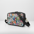 BORSA SOLE - MADE IN ITALY  - CON STAMPA GRAFFITI