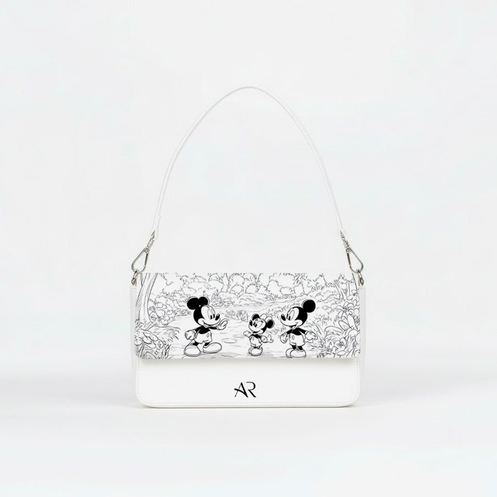 Borsa Infinity  - MADE IN ITALY - VERA PELLE - Mickey