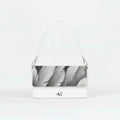 Borsa Infinity  - MADE IN ITALY - VERA PELLE - Piume Nere